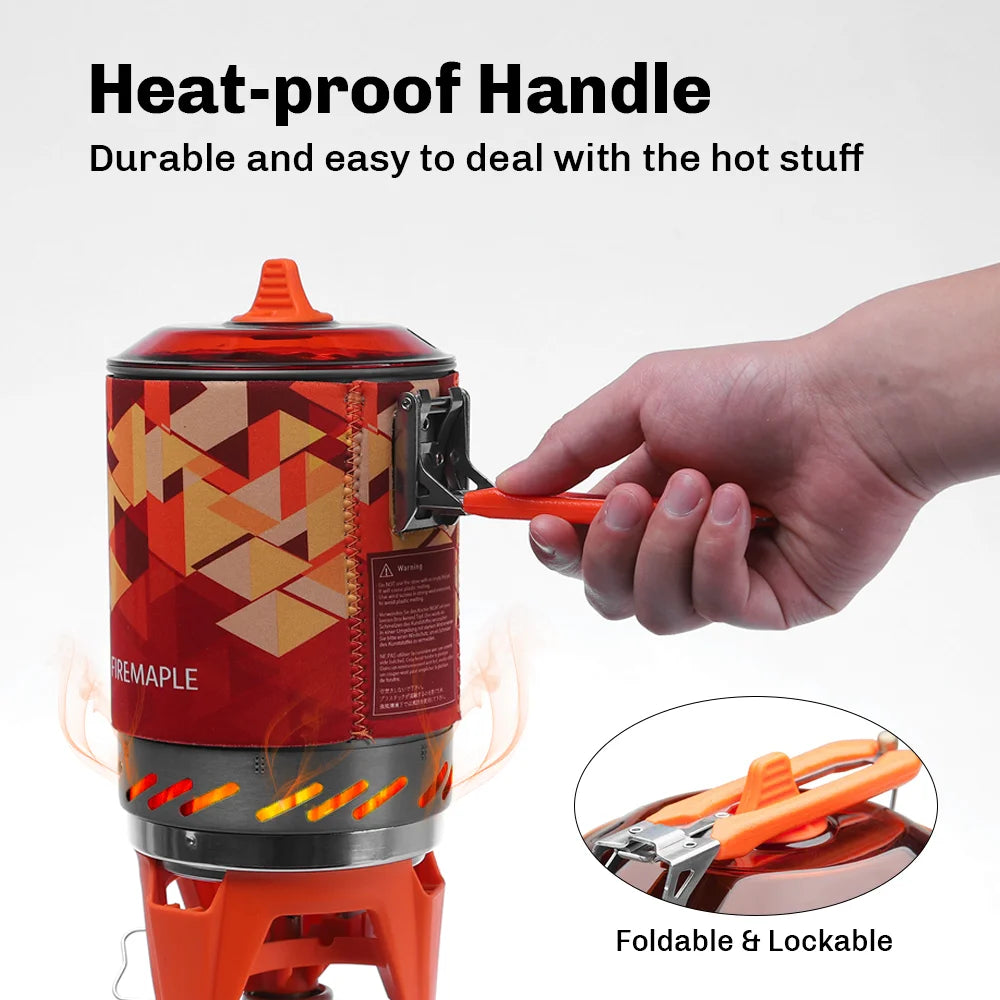 Fire Maple X2 Portable Camping Stove System — 2200W Heat Exchanger, Foldable, DRRM Field Cooker