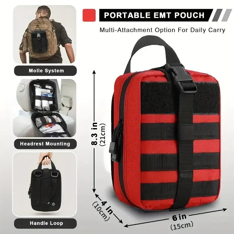 Outdoor First aid kit EDC Molle Medical Kit IFAK Survival Emergency Pack EDC Travel Fishing Camping Hiking Hunting Accessories