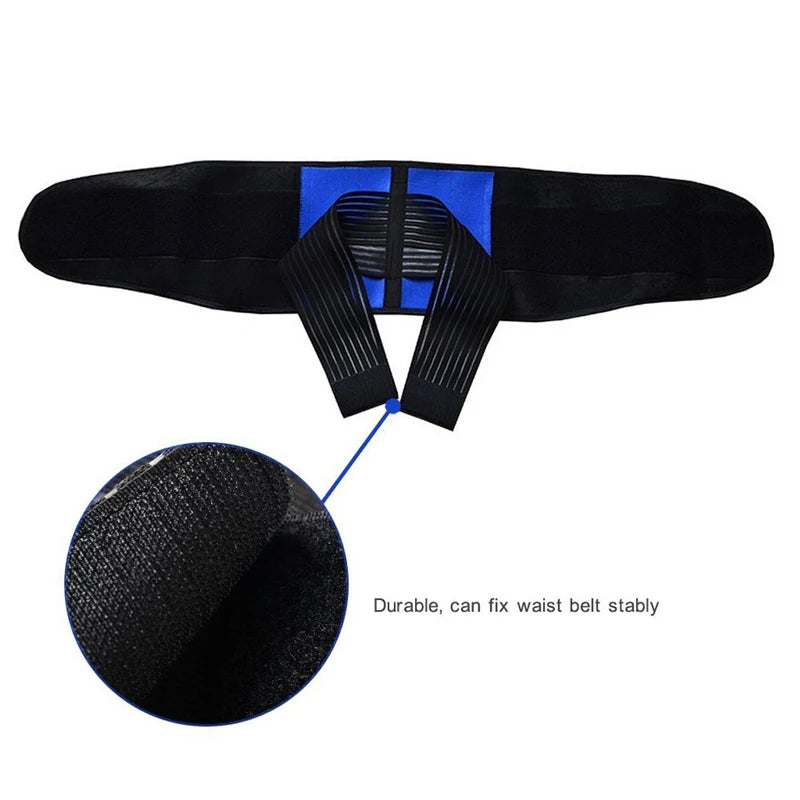 Tcare Adjustable Neoprene Double Pull Lumbar Support Lower Brace Pain Relief Waist Band S-6XL Plus Size, Unisex Back Belt Lumbar