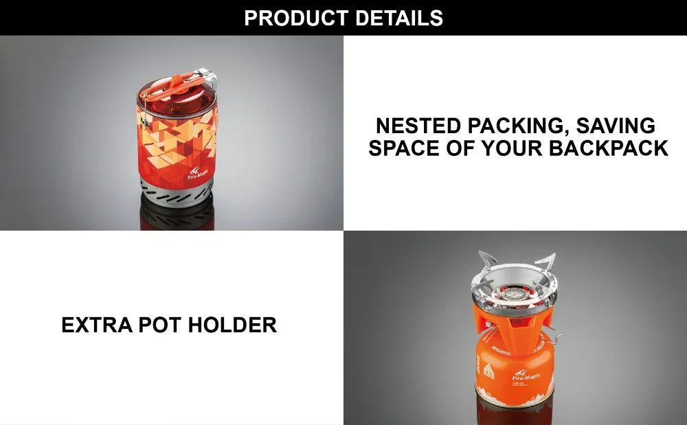 Fire Maple X2 Portable Camping Stove System — 2200W Heat Exchanger, Foldable, DRRM Field Cooker