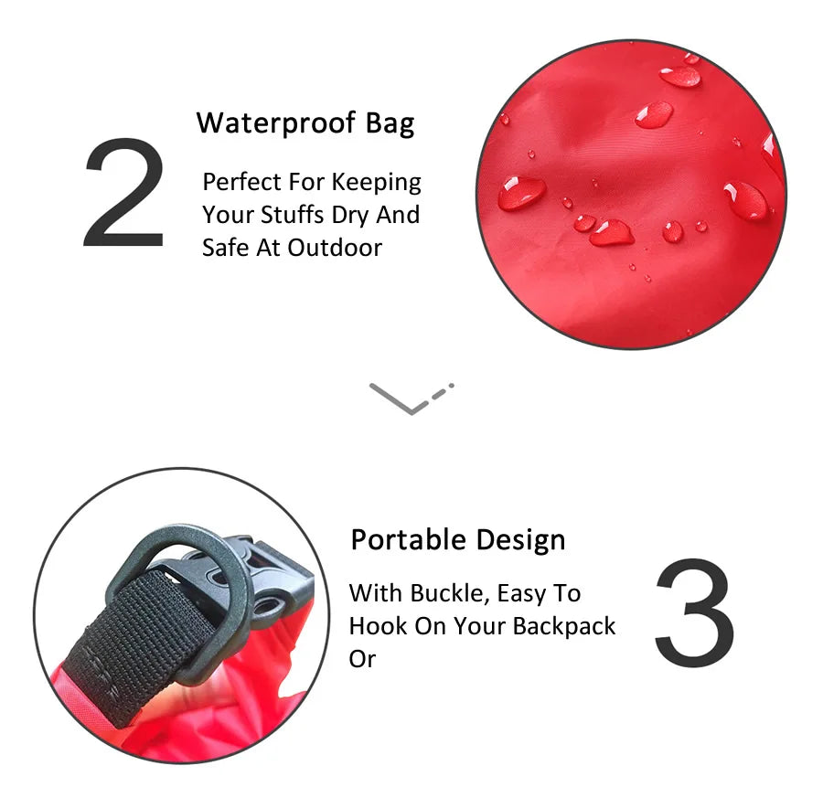 Waterproof First Aid Dry Bag 1.2L — Compact Emergency Medical Kit Case for Travel, Outdoor & Everyday Carry | Vigor Bound