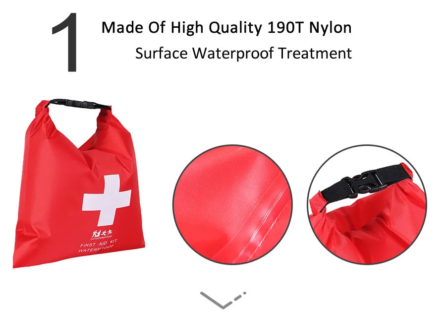 Waterproof First Aid Dry Bag 1.2L — Compact Emergency Medical Kit Case for Travel, Outdoor & Everyday Carry | Vigor Bound