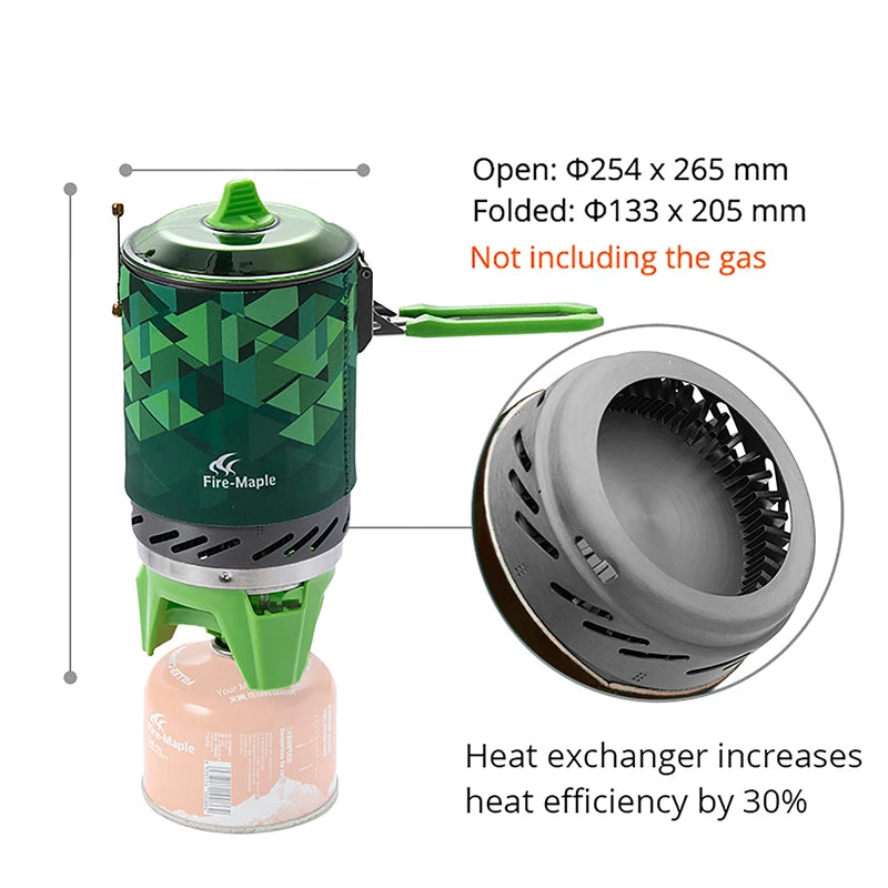 Fire Maple X2 Portable Camping Stove System — 2200W Heat Exchanger, Foldable, DRRM Field Cooker