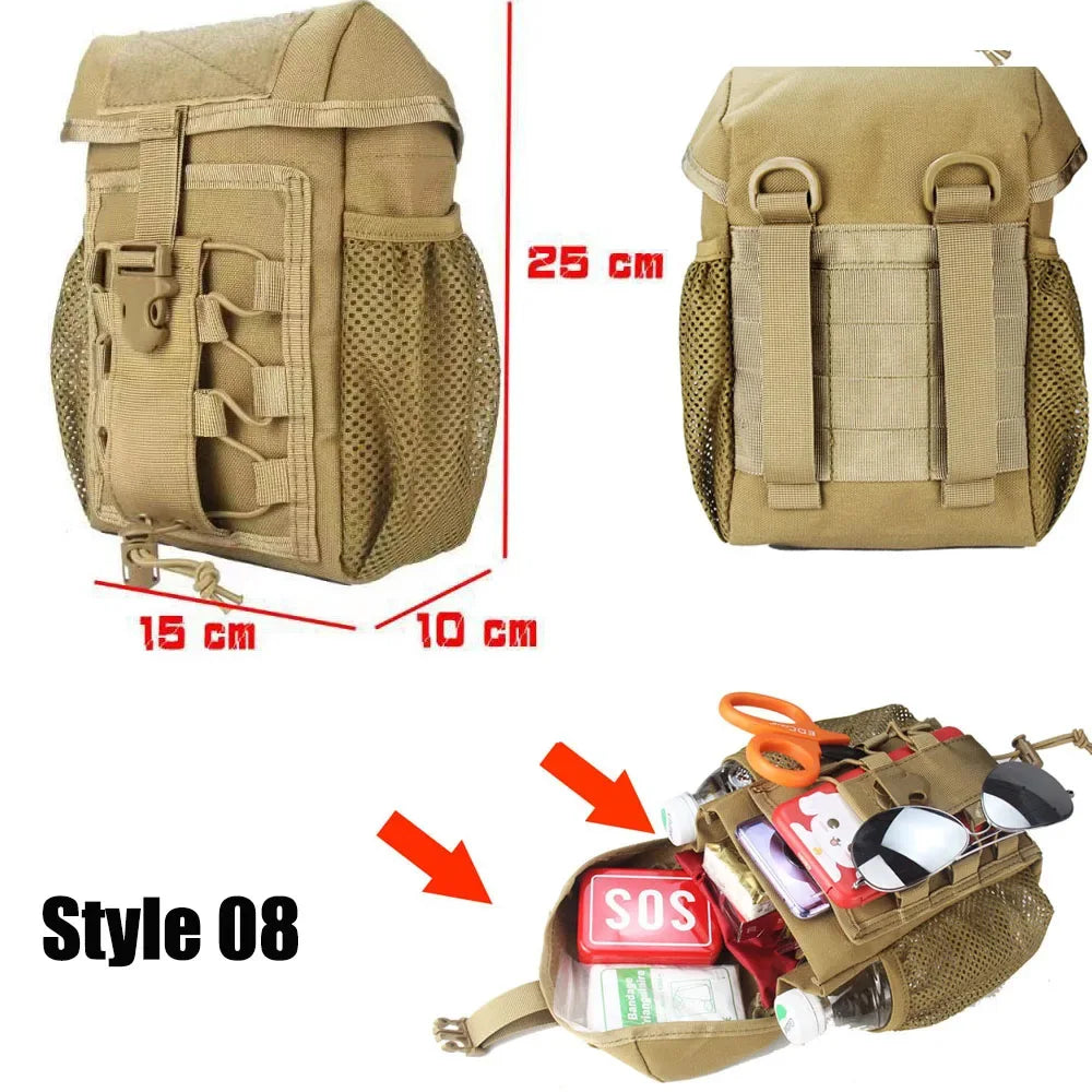 OPHIDIAN Multifunctional Equipment Bag Waist Bag Hunting Bag Emergency Kit Outdoor Medical First Aid Kit Camping Survival
