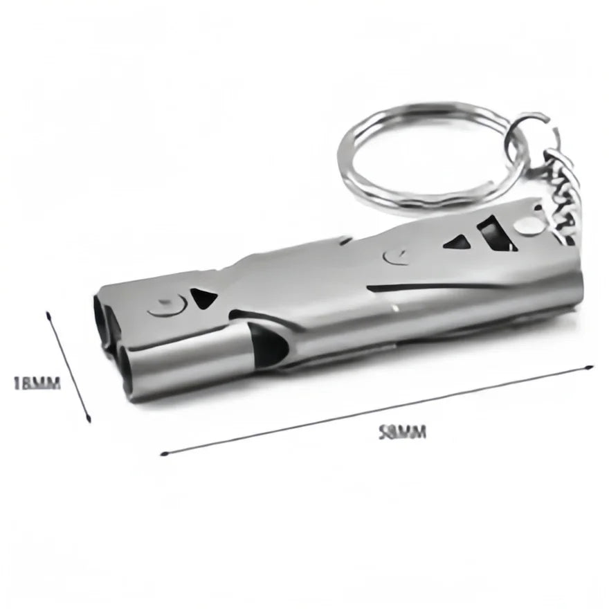 Emergency Signal Whistle Keychain - DRRM Go-Bag Essential