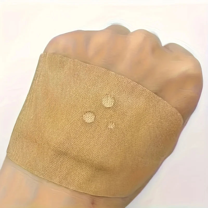 50pcs Extra-Large Waterproof & Breathable Bandages for Emergency Wound Care PE Material, Ideal for Sports Injuries & Outdoor Use