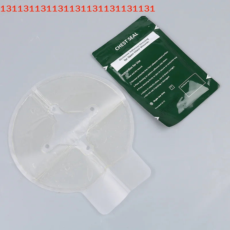 Vented Chest Seal — Military-Grade Trauma Patch, Emergency First Aid for Penetrating Chest Wounds