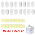 ROJECO Water Fountain Replaceable Filter Only for Transparent Cat Water Fountain for Cats Drinkers Pet Dog Water Purifier Filter