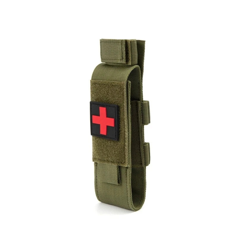 Tactical Tourniquet Pouch — MOLLE Nylon EDC First Aid Carrier for CAT, Belt, Vest & Go-Bag
