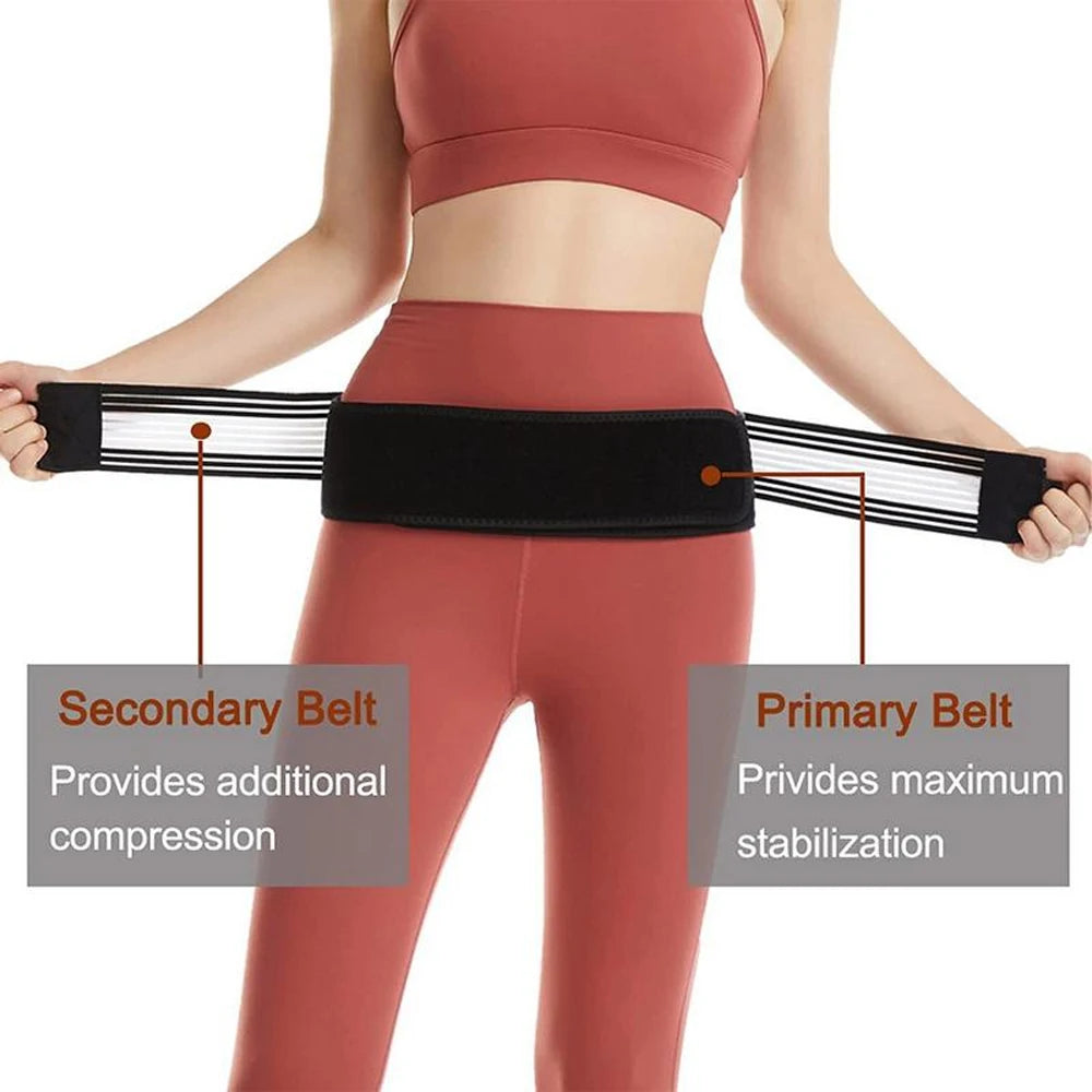 Sacroiliac SI Joint Hip Belt, Hip Braces for Hip Pain, Pelvic Support Belt,Sciatica Pelvis Lumbar Pain Relief,Lower Back Support