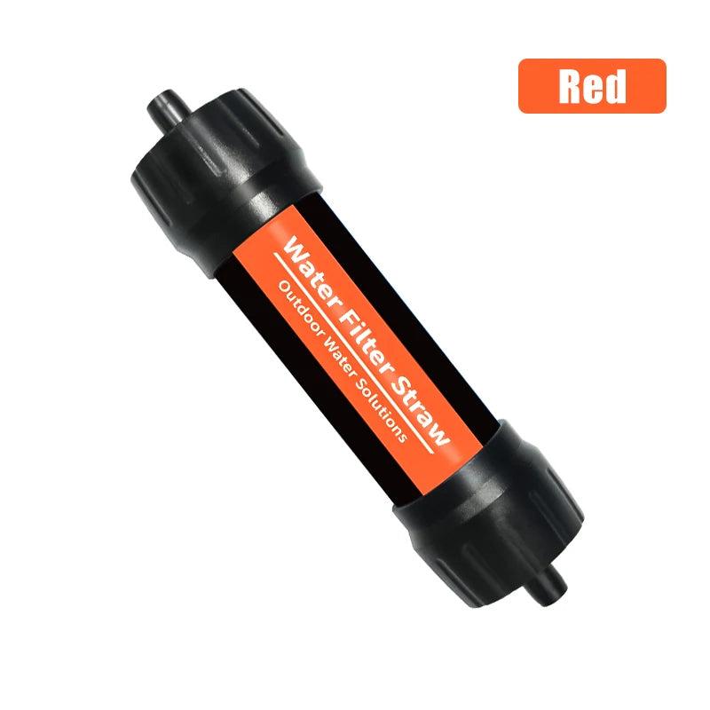 Outdoor Mini Water Filter Straw Water Purification for Survival or Emergency Supplies Portable Micron Water Purifier for Storm