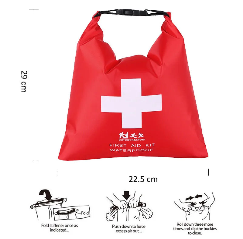 Waterproof First Aid Dry Bag 1.2L — Compact Emergency Medical Kit Case for Travel, Outdoor & Everyday Carry | Vigor Bound