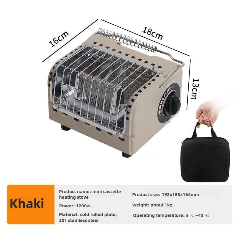 Emergency Cassette Heating Stove — Portable Survival Warmer & Cooker for Power Outages, Camping & Disaster Prep