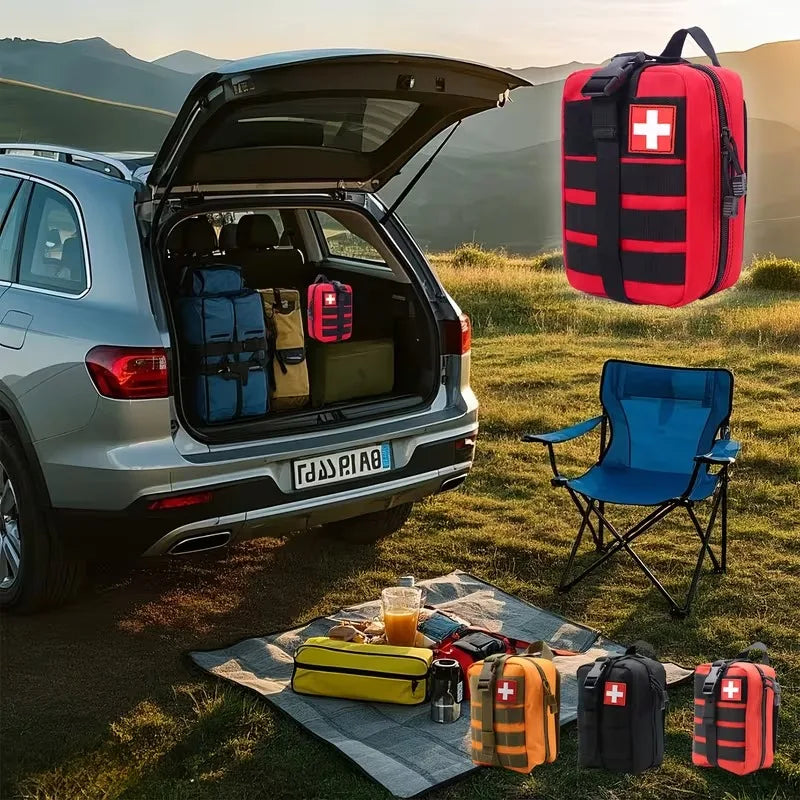 379Pcs Survival First Aid Kit Full Set Outdoor Gear Emergency Kits Trauma Bag Camping Equipment Supplies Emergency IFAK Bag