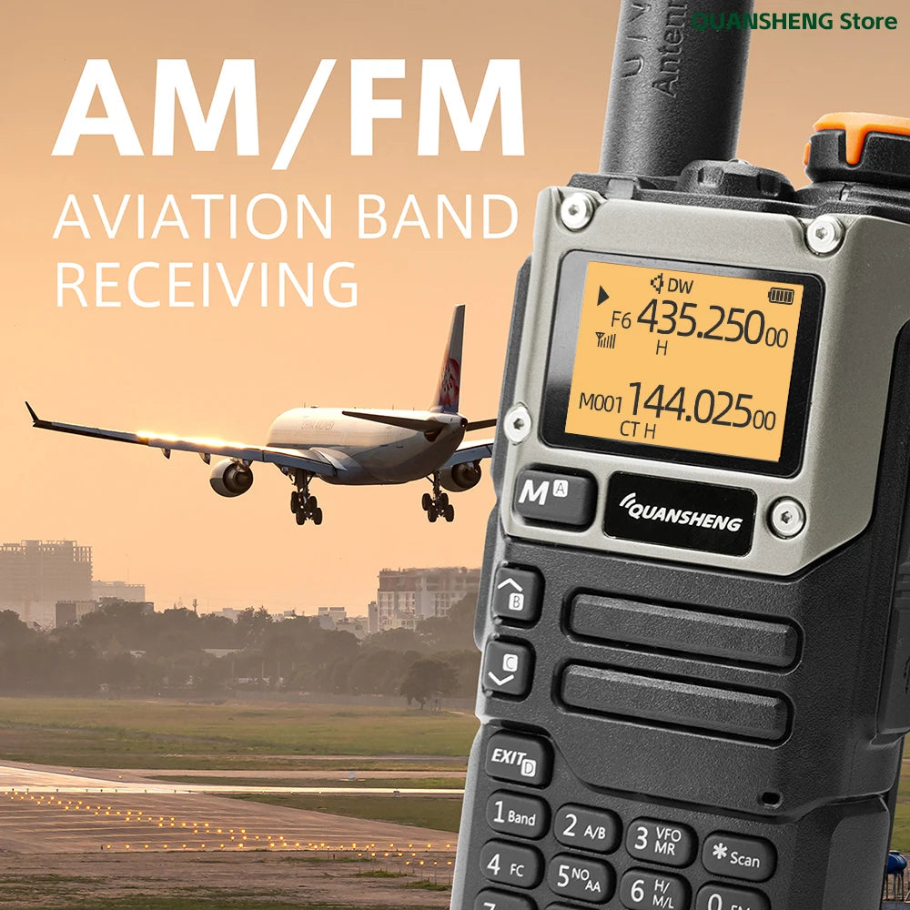 Quansheng UV-K5(8) Walkie Talkie — Multi-Band Ham Radio, 200CH, Cross-Band, DRRM Field Transceiver