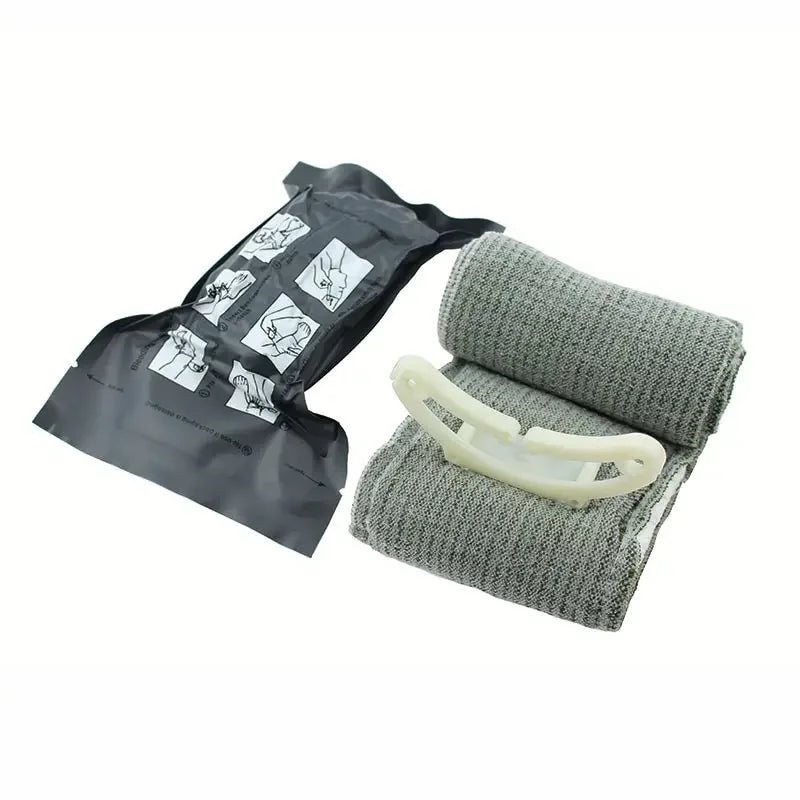 Emergency Compression Bandage — Tactical Trauma Pressure Dressing for Wound Control & Hemorrhage First Aid