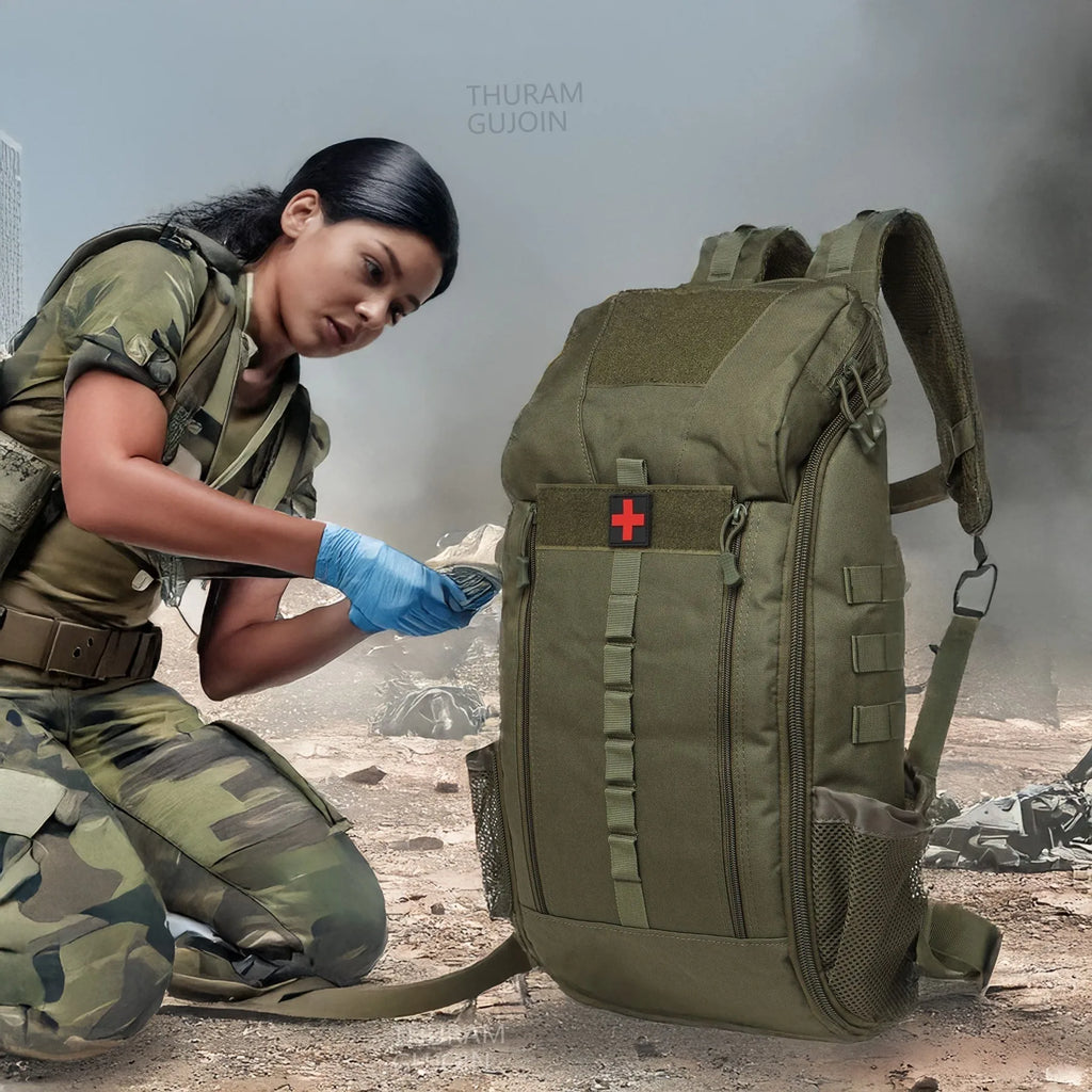 Tactical 40L First Aid Backpack — Waterproof MOLLE Medical Bag for Emergency, Hiking & Outdoor Survival | Vigor Bound