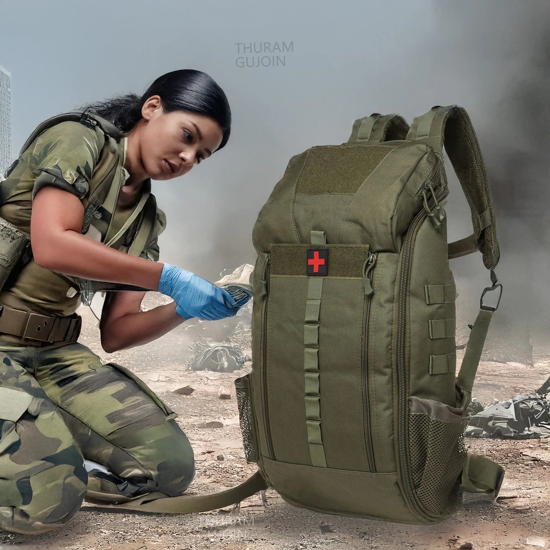 Tactical 40L First Aid Backpack — Waterproof MOLLE Medical Bag for Emergency, Hiking & Outdoor Survival | Vigor Bound
