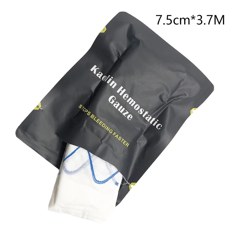 Gauze Hemostatic  Emergency Trauma For First Aid Kit Medical Wound Dressing