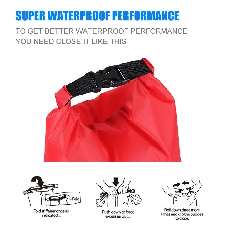 Waterproof First Aid Dry Bag 1.2L — Compact Emergency Medical Kit Case for Travel, Outdoor & Everyday Carry | Vigor Bound