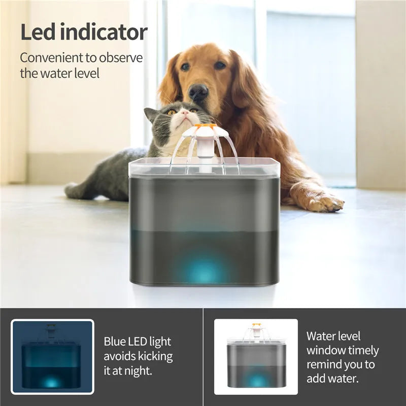 3.5L Automatic Pet Feeder WiFi APP Smart Timed Dosing Feeder Cat Dog Food Dispenser 2L Auto Drink Fountain Water Feeder Cat Bowl