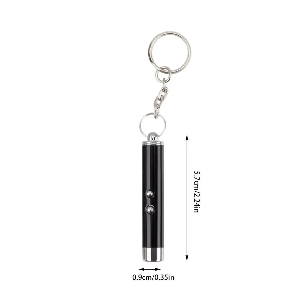 2-in-1 Mini Laser Pointer for Pets Cats toy Portable LED Pet Training Flashlight Scratching Toys Indicator Tools