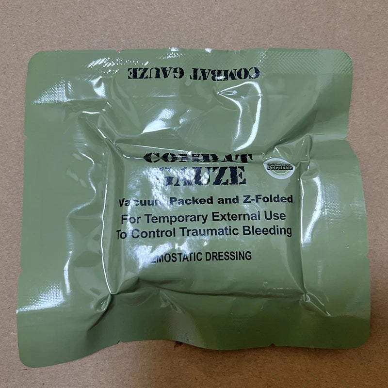 Gauze Hemostatic  Emergency Trauma For First Aid Kit Medical Wound Dressing