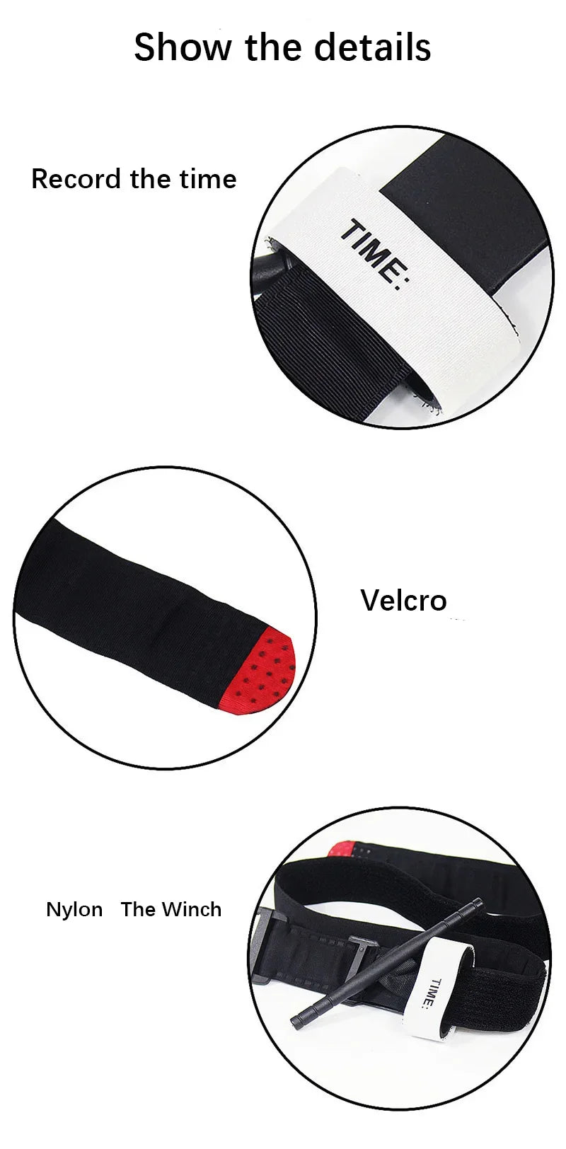 Tactical Rotating Tourniquet — Military-Grade Hemorrhage Control for Emergency First Aid, Disaster Response & Trauma Kits