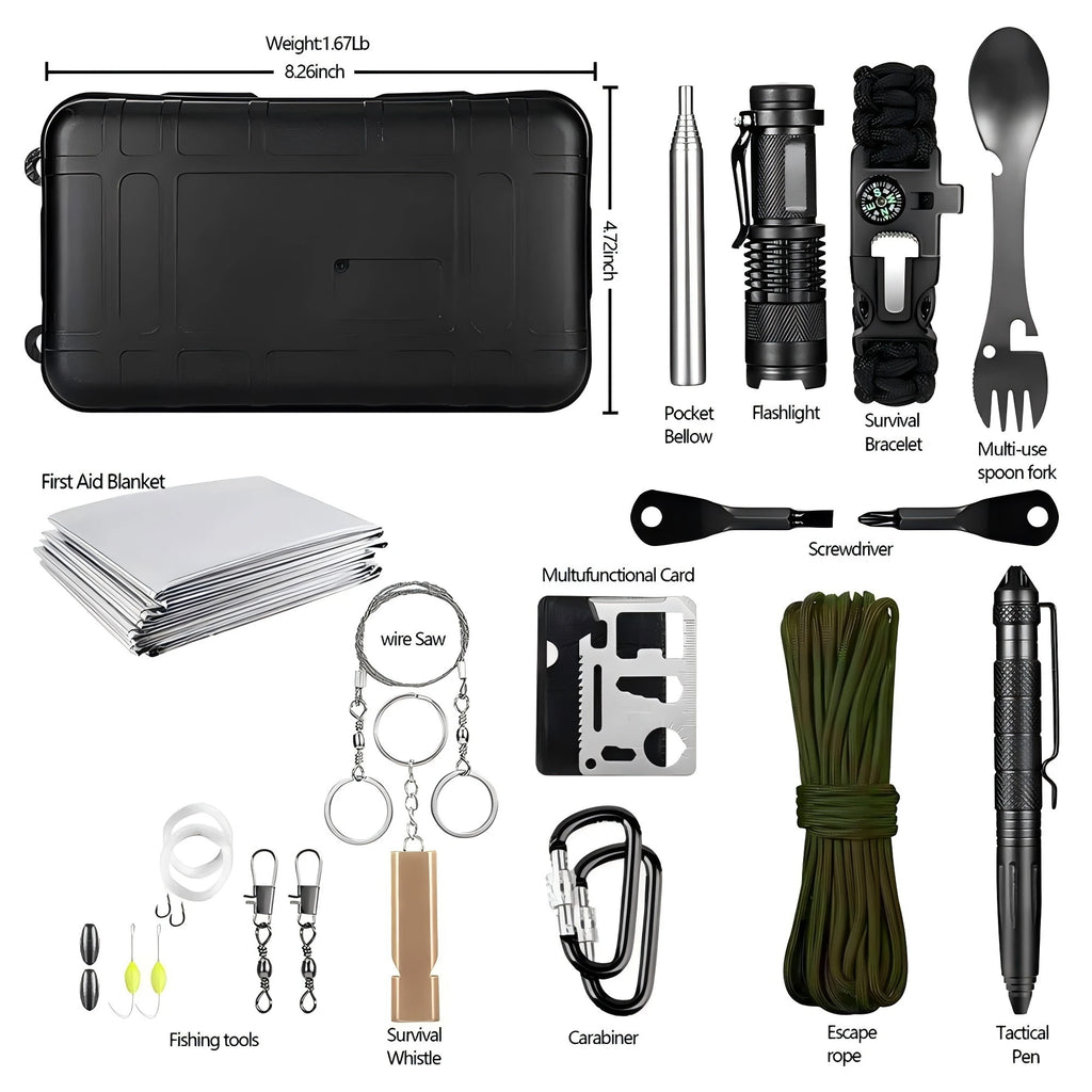 72-Hour Emergency Survival Kit — Tactical Go-Bag for Family Disaster Preparedness