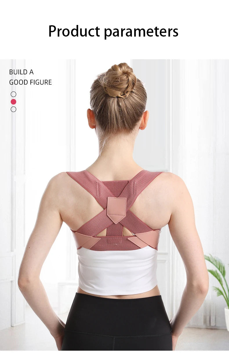 Posture Corrector Brace — Adjustable Back Straightener for Hunchback, Neck, and Waist Correction