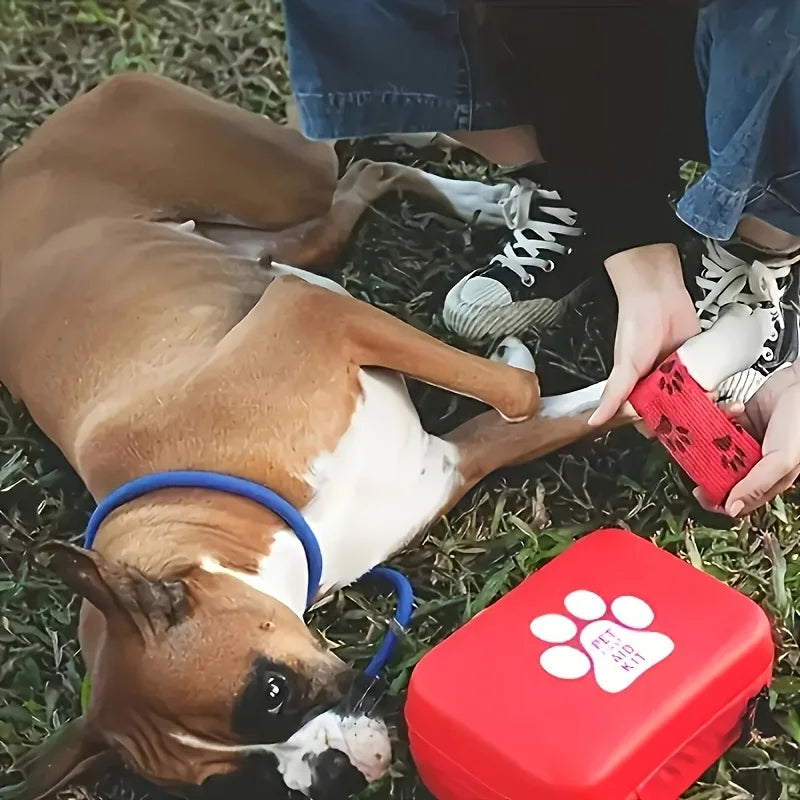 Pet Emergency First Aid Kit for Dogs & Cats