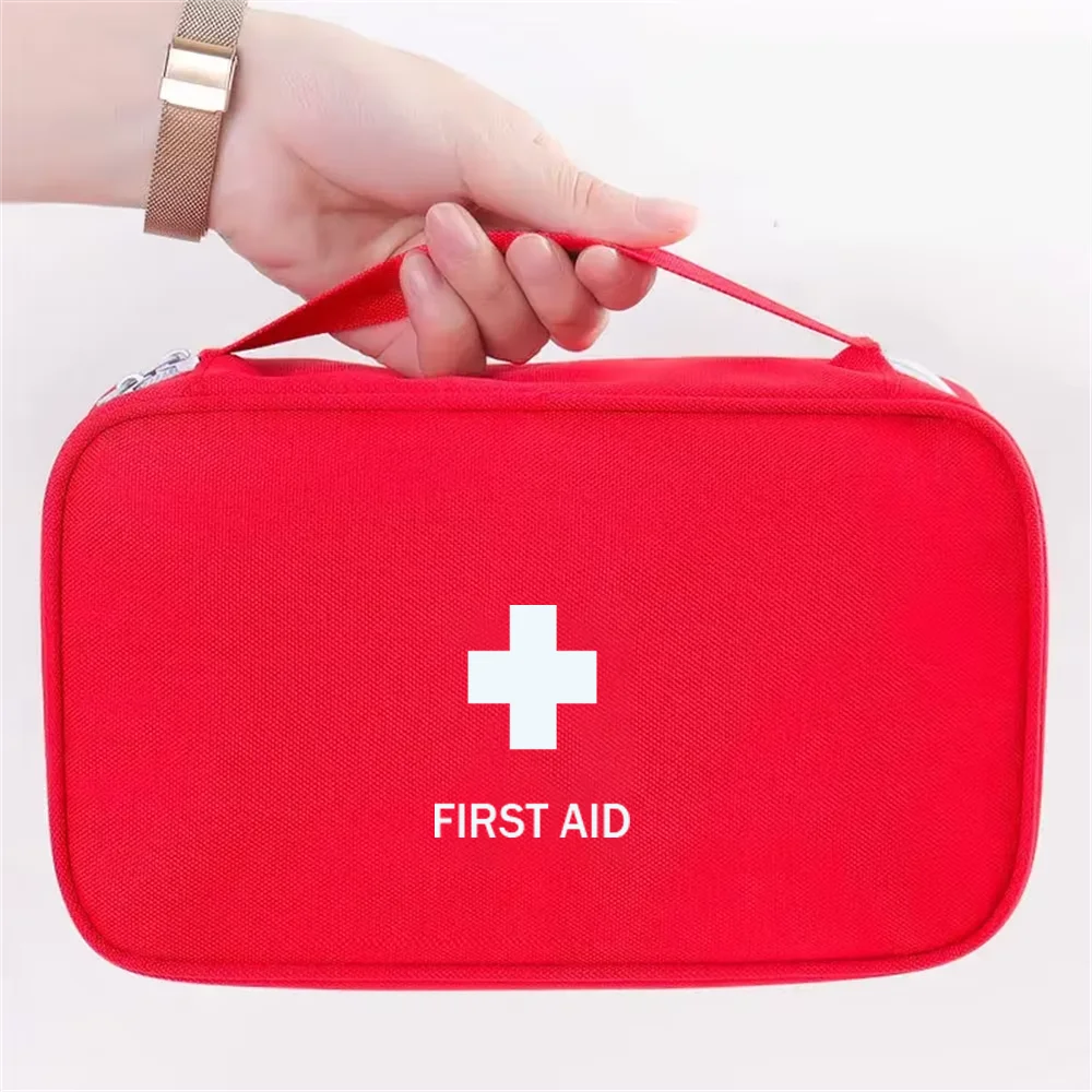 First Aid Kit Emergency Survival Bag Handbag Durable Trauma Bag Compact Rescue Tote Bag Portable Medicine Storage Bag