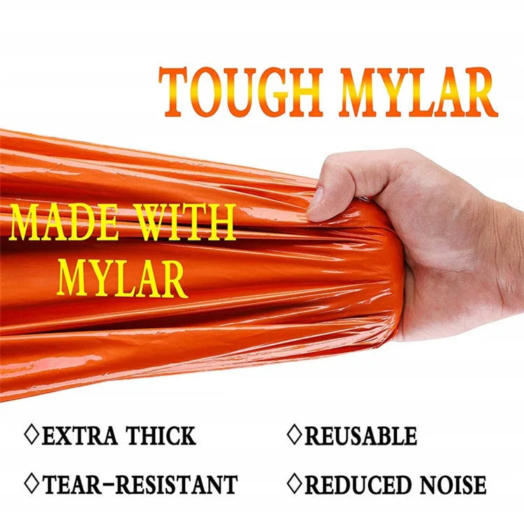 Emergency Mylar Survival Sleeping Bag — Waterproof Thermal Sack for Disaster Rescue, Hypothermia Prevention & Outdoor Survival 2