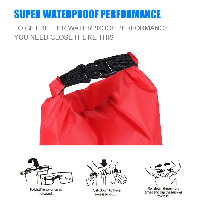 Waterproof First Aid Dry Bag 1.2L — Compact Emergency Medical Kit Case for Travel, Outdoor & Everyday Carry | Vigor Bound