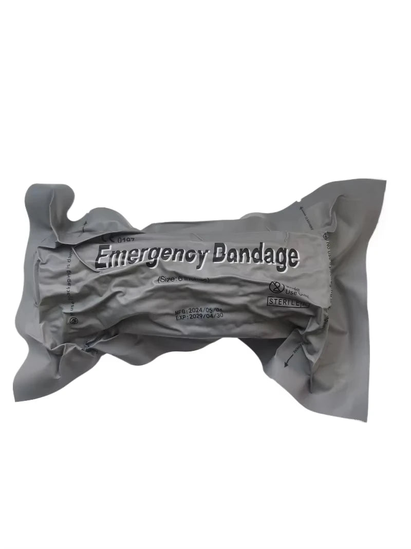 4inch/6inch Medical Trauma Kit Israeli Bandage Emergency First Aid for Outdoor Camping Hiking - Wound Care Security Protection