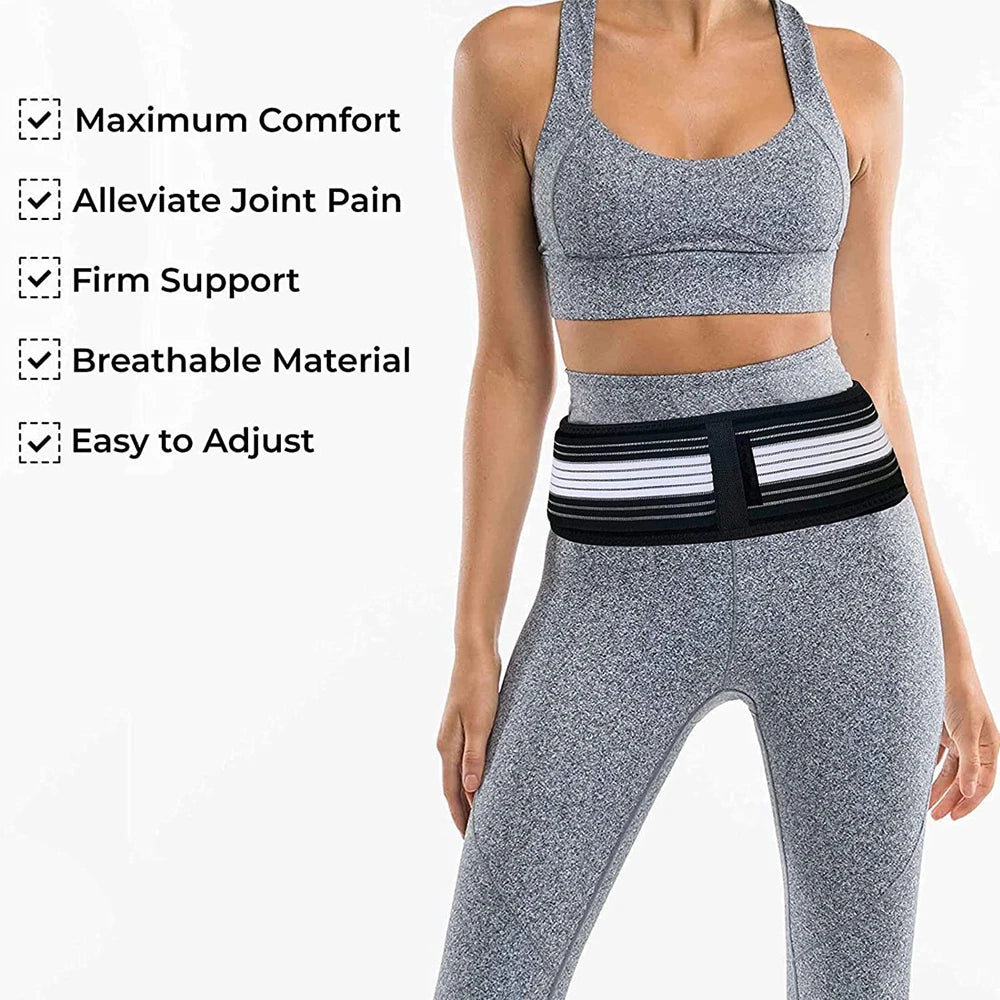 Sacroiliac SI Joint Hip Belt, Hip Braces for Hip Pain, Pelvic Support Belt,Sciatica Pelvis Lumbar Pain Relief,Lower Back Support