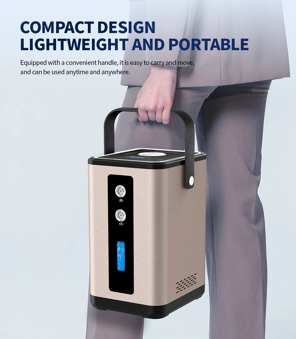 Suyzeko 300ML 450ML Hydrogen Generator Hydrogen Inhalation Machine 99.99% Hydrogen Water Generator Ionizer Home Care 2024 Gifts