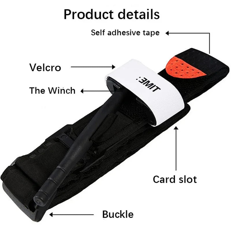 Tactical Rotating Tourniquet — Military-Grade Hemorrhage Control for Emergency First Aid, Disaster Response & Trauma Kits