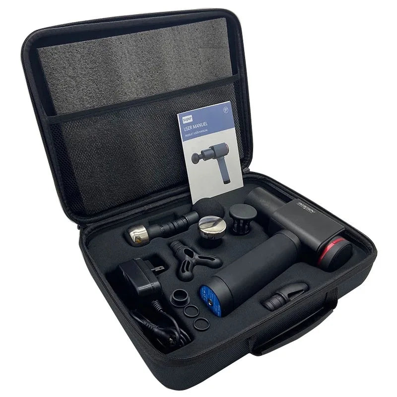 220W Professional Massage Gun 30KG Strong Force Powerful Deep Muscle Massager Brushless Motor For Training Home Gym