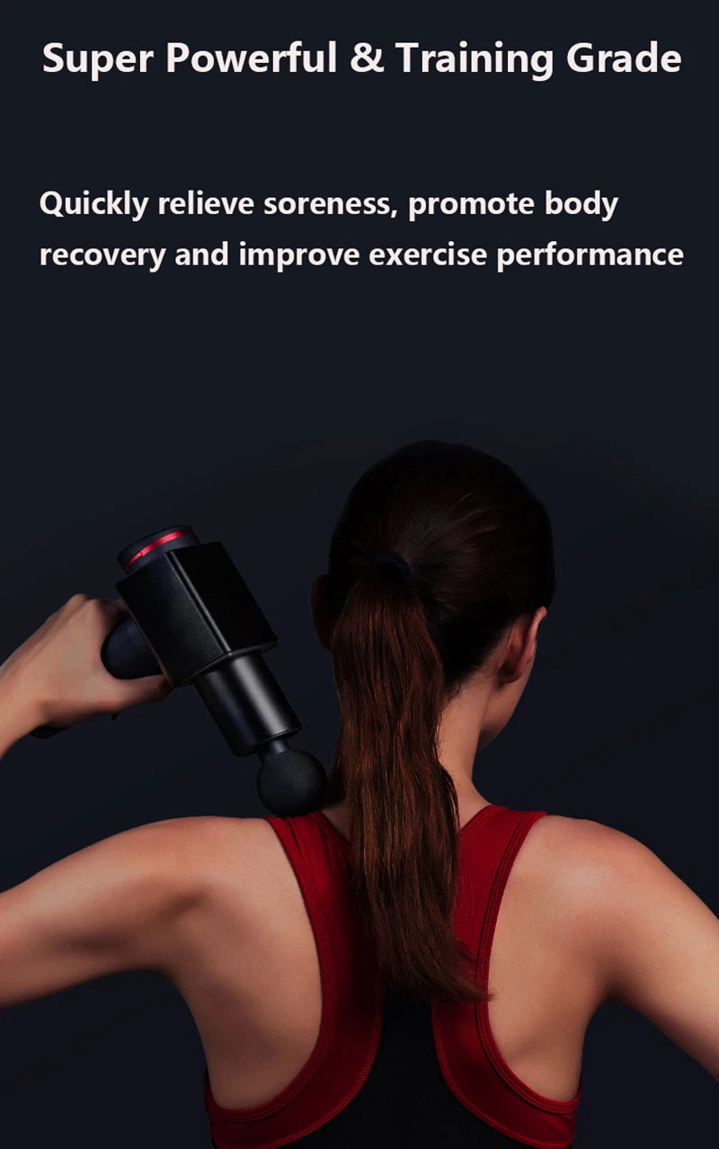 220W Professional Massage Gun 30KG Strong Force Powerful Deep Muscle Massager Brushless Motor For Training Home Gym