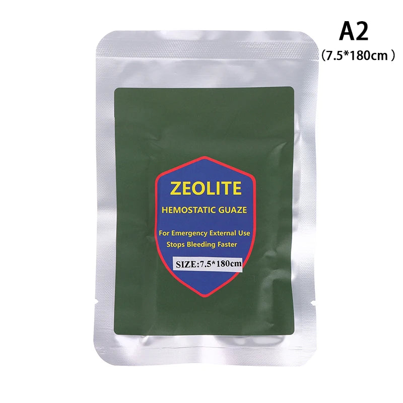 Gauze Hemostatic  Emergency Trauma For First Aid Kit Medical Wound Dressing
