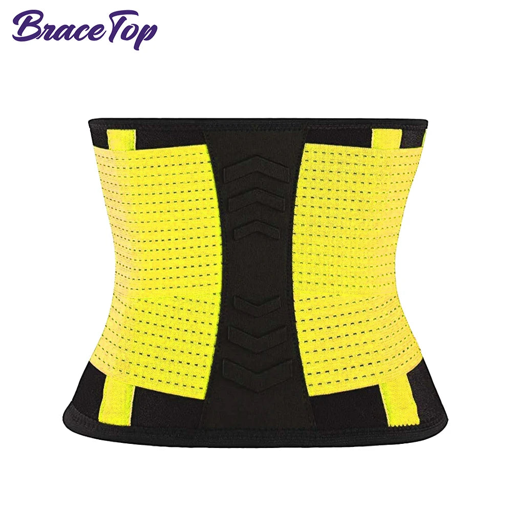 1 Piece Sports Waist Brace for Lower Back Pain, Back Support Belt Breathable Lower Back Pain Relief for Herniated Disc, Sciatica
