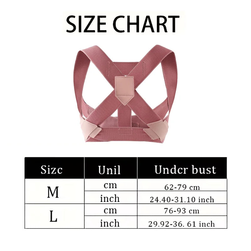 Posture Corrector Brace — Adjustable Back Straightener for Hunchback, Neck, and Waist Correction