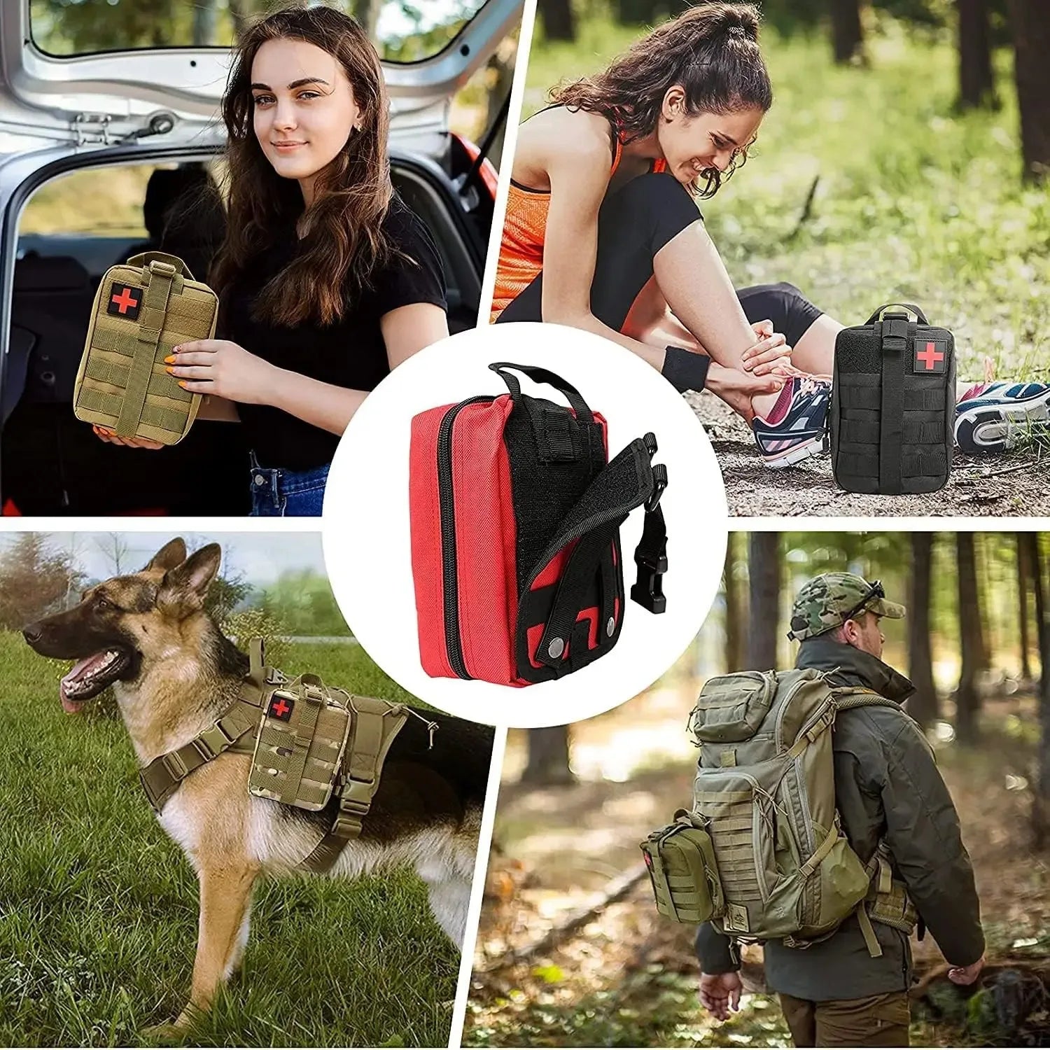 Tactical First Aid Bag Survival Pouch Outdoor Medical Box Large Size SOS Bag/PackageMedical Kit Bag Molle EMT Emergency