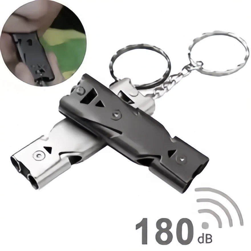 Emergency Signal Whistle Keychain - DRRM Go-Bag Essential