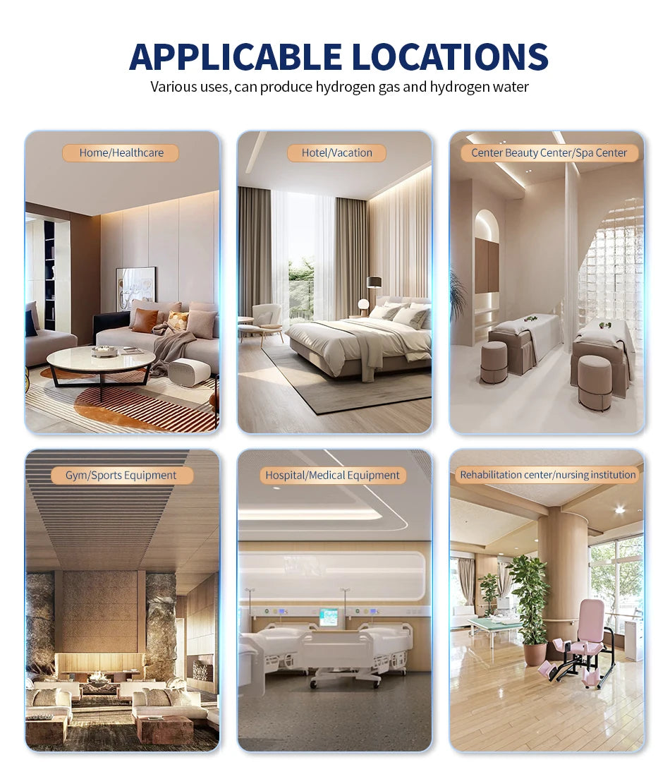 Suyzeko 300ML 450ML Hydrogen Generator Hydrogen Inhalation Machine 99.99% Hydrogen Water Generator Ionizer Home Care 2024 Gifts