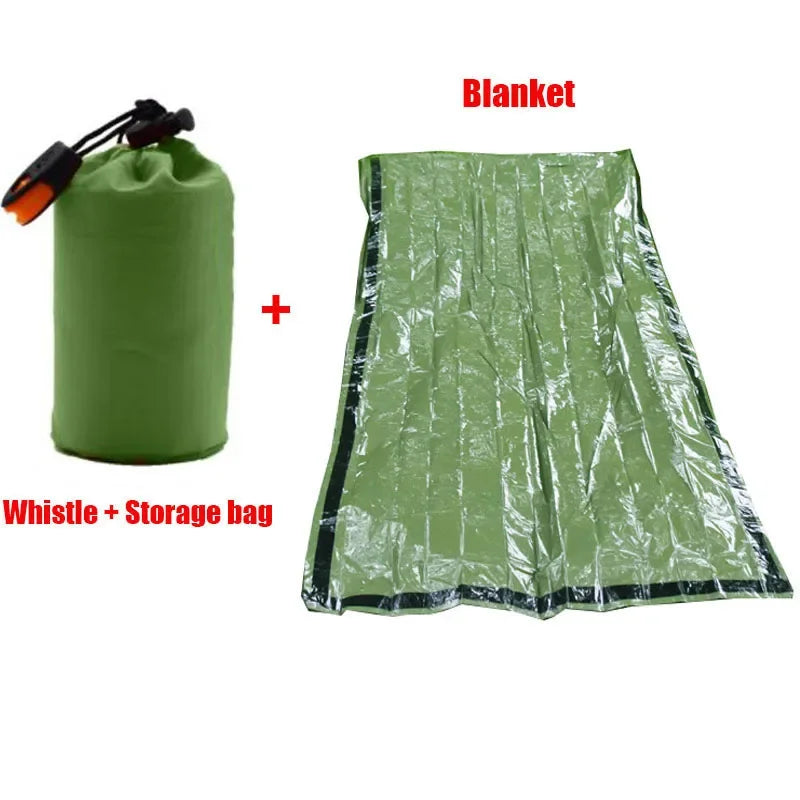 Emergency Mylar Survival Sleeping Bag — Waterproof Thermal Sack for Disaster Rescue, Hypothermia Prevention & Outdoor Survival