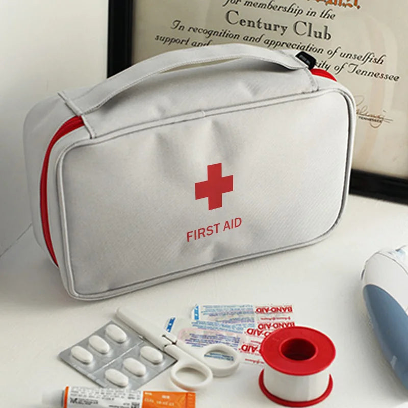 First Aid Kit Emergency Survival Bag Handbag Durable Trauma Bag Compact Rescue Tote Bag Portable Medicine Storage Bag