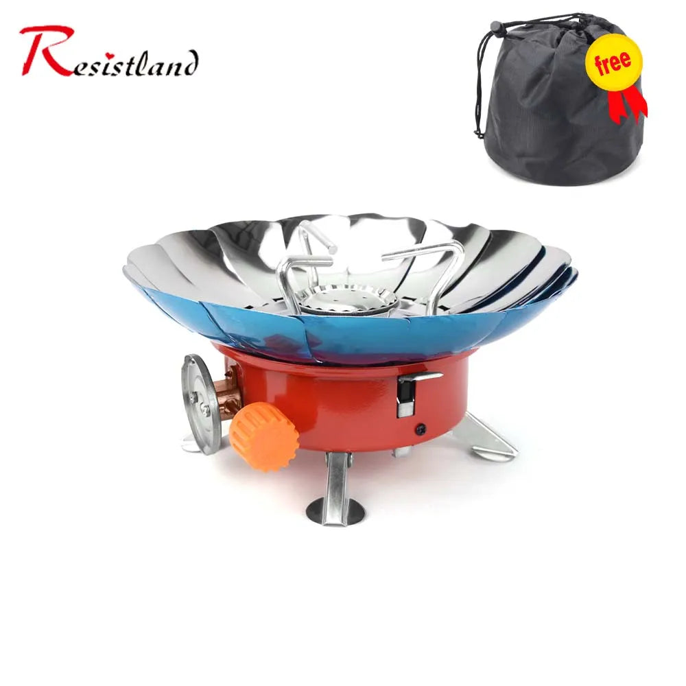 Emergency Portable Gas Stove — Windproof Survival Burner for Disaster Preparedness & Outdoor Use