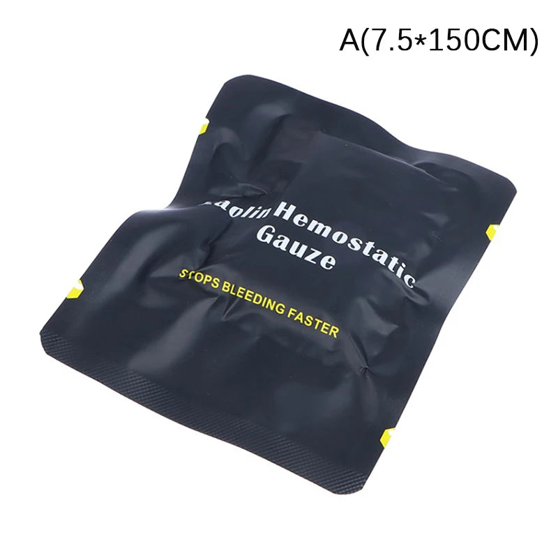 Gauze Hemostatic  Emergency Trauma For First Aid Kit Medical Wound Dressing